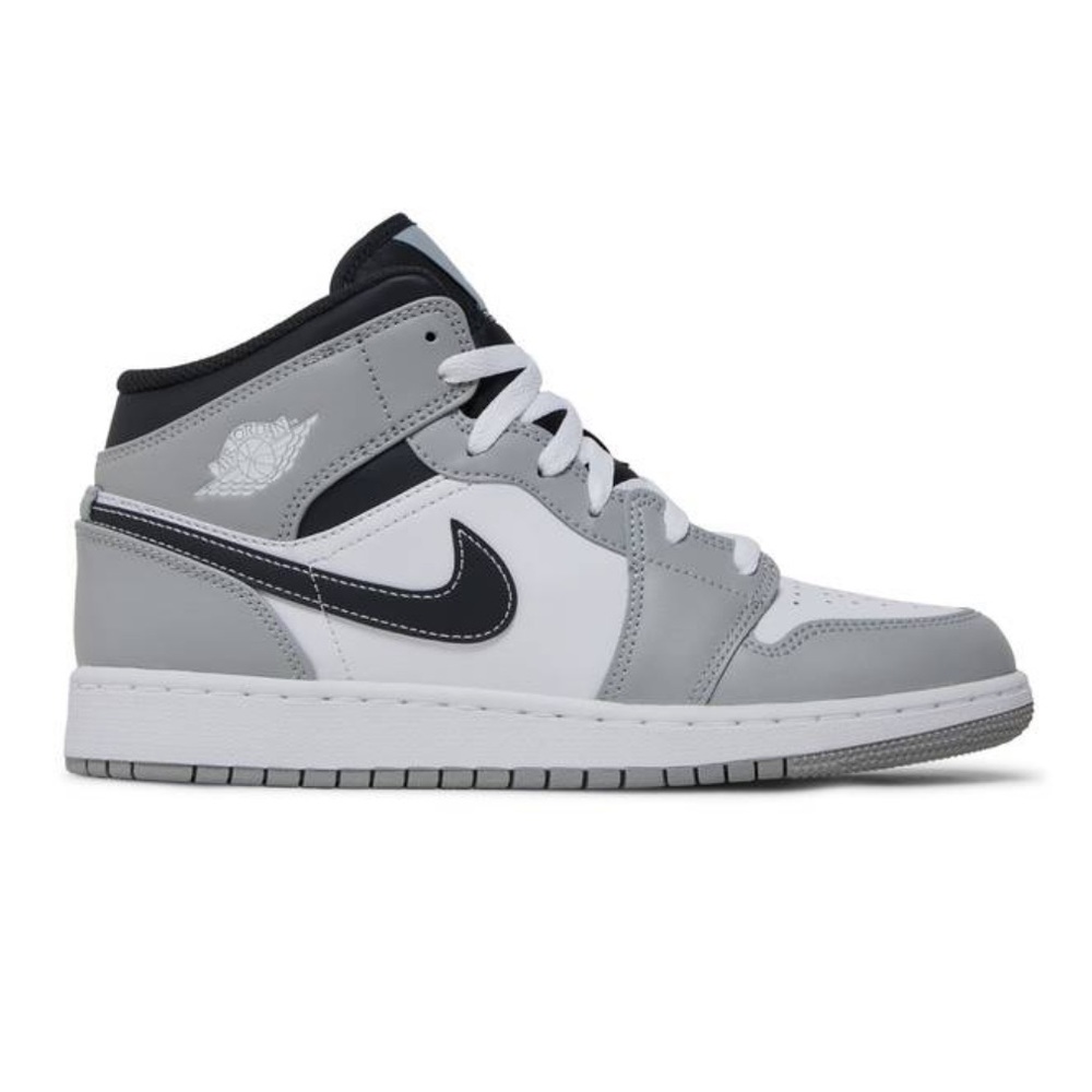 Air Jordan 1 mid gs light smoke
